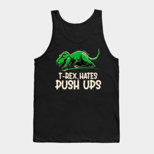 t-rex hates push ups Tank Top